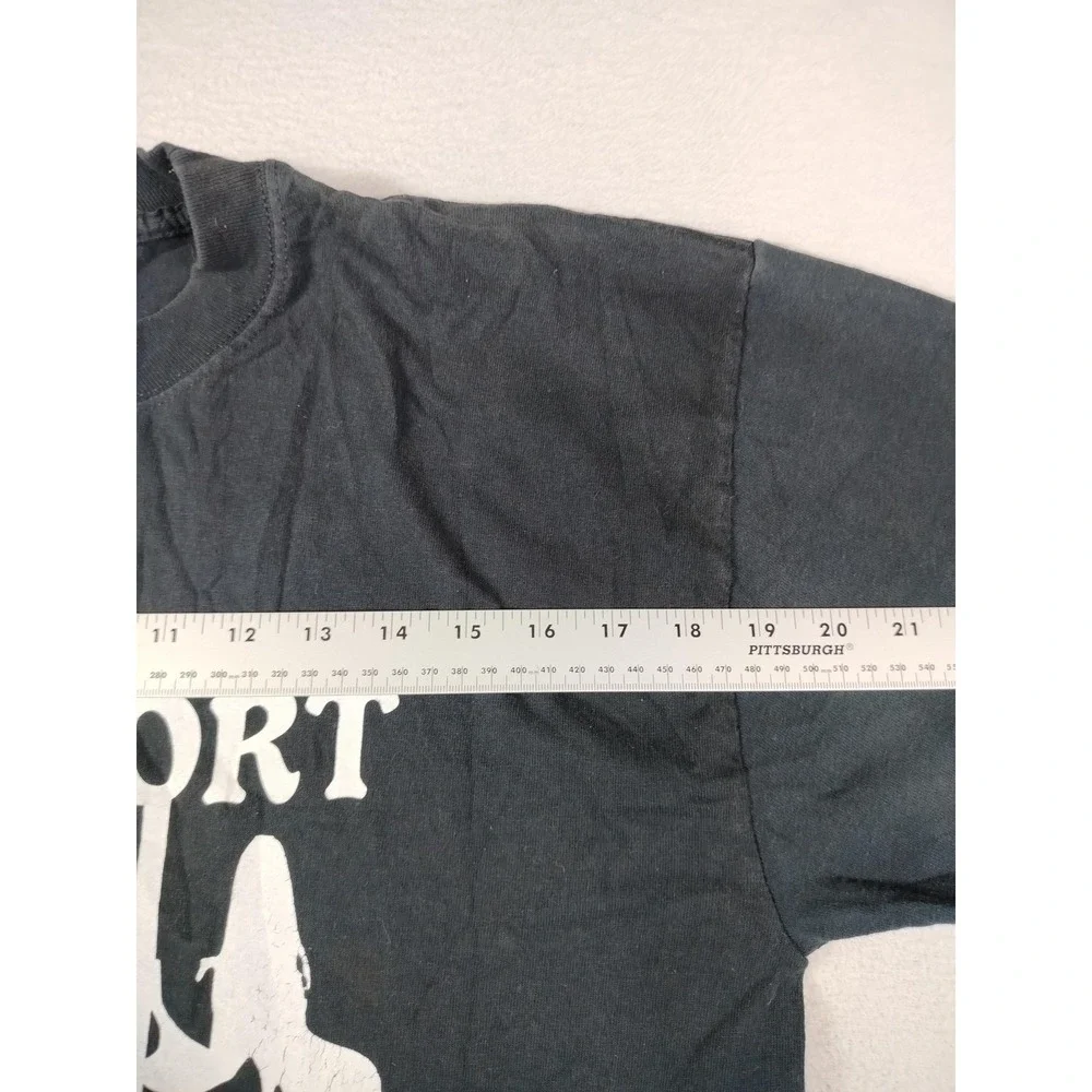 Vintage Jerzees Shirt Mens Large‎ Black I Support Single Moms Adult Humor Casual